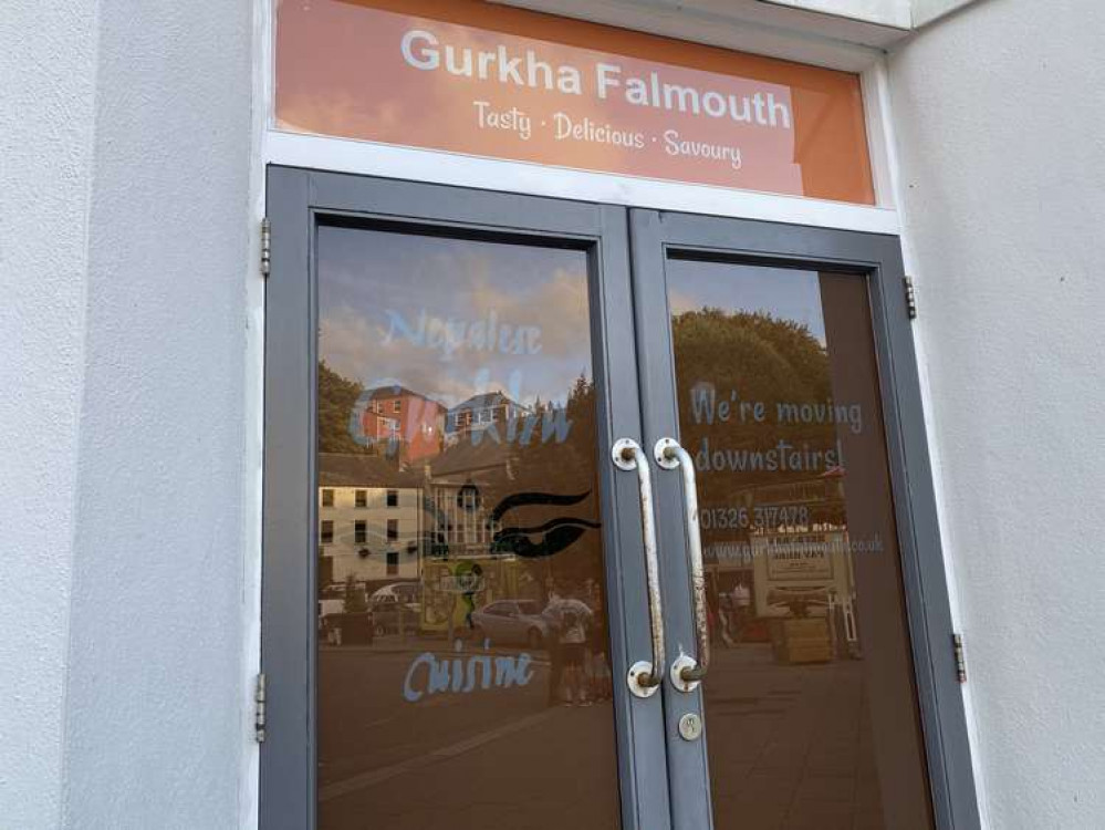 New sign goes up for the Gurkha restaurant on The Moor.