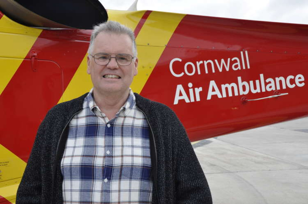Chris Barendt, Penryn, survived a cardiac arrest. Photo credit: Simon Stuart Miller. Chris Barendt, Penryn, survived a cardiac arrest. Photo credit: Simon Stuart Miller.