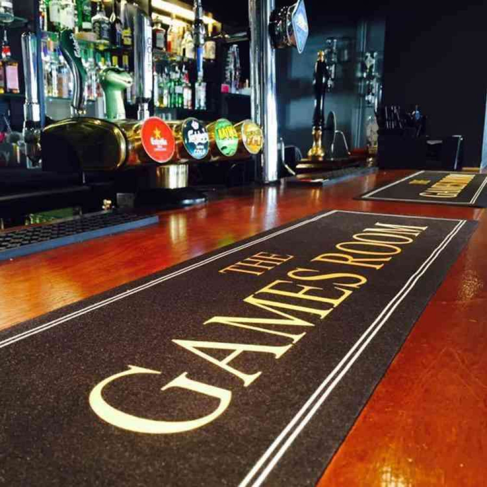The bar at Games Room Falmouth. The bar at Games Room Falmouth.