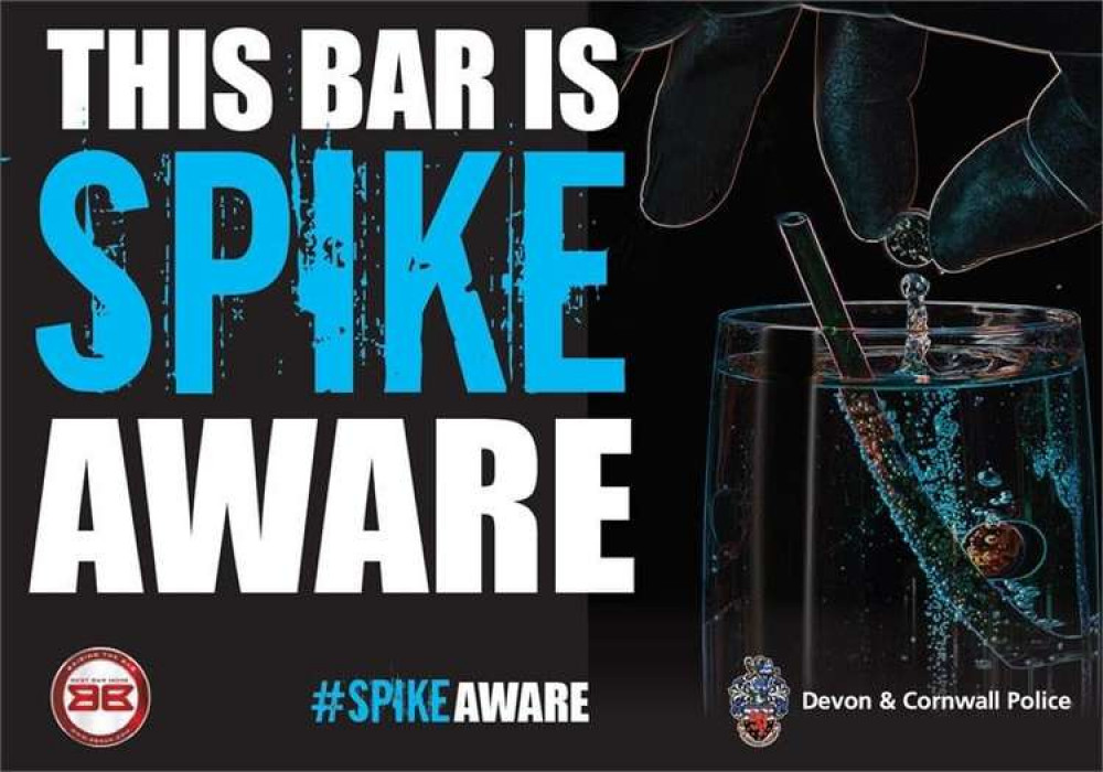 A poster for the police's spike aware campaign. A poster for the police's spike aware campaign.