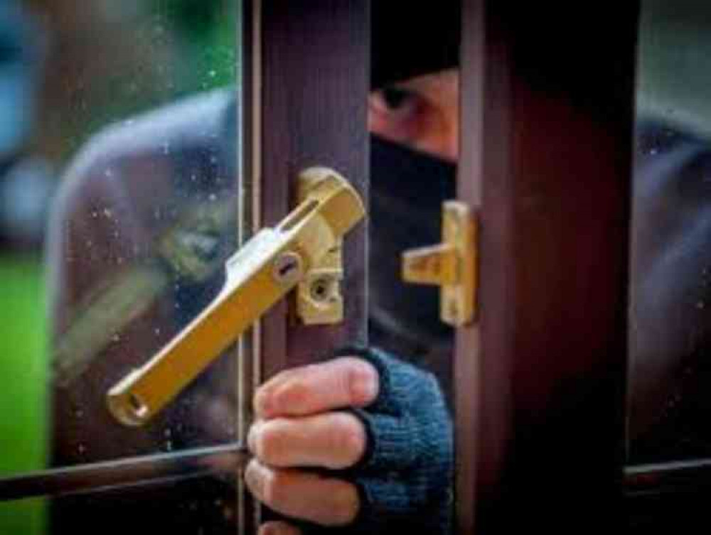 Burglar got in through insecure door