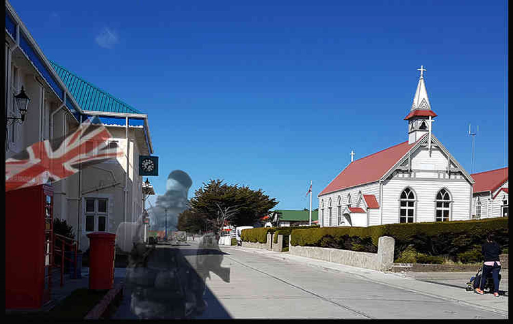 Port Stanley High Street (picture by Shaun Sams - Enjoy My Art)