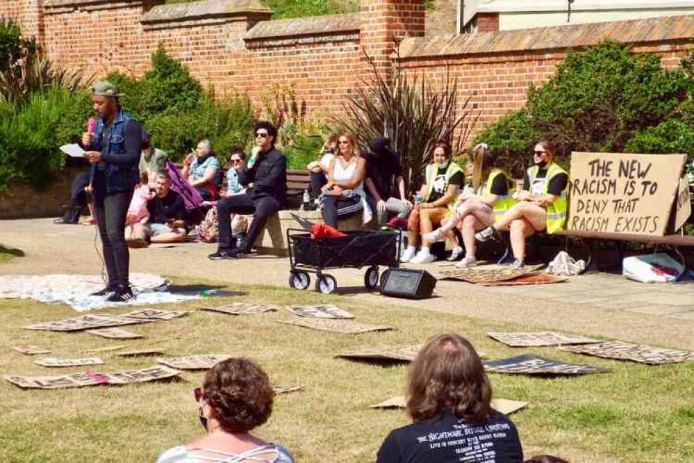 Passionate speakers calling on more education were well received