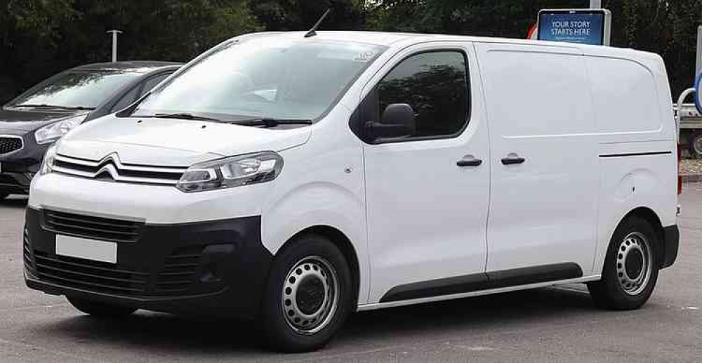 A similar van model to the one stolen