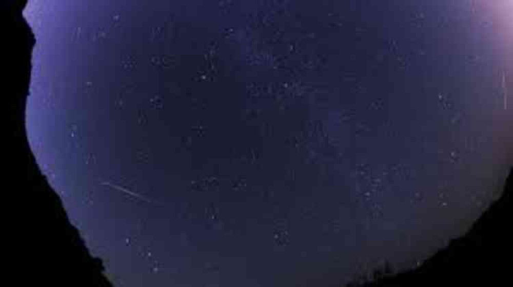 Perseid meteor shower over East Anglia last night  (Picture credit: Bill Wynard)