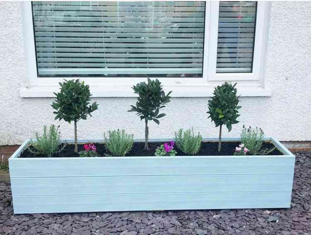 Customers can get larger products to decorate their front door Customers can get larger products to decorate their front door
