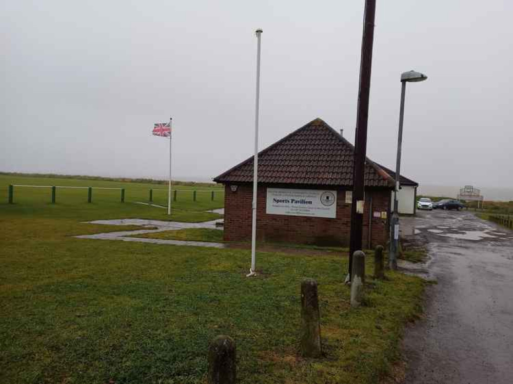 The pavilion and playing fields where the incident took place.