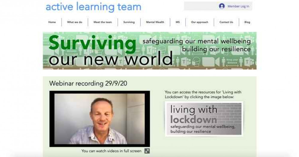 Andy has devoted a webpage to COVID mental wellbeing advice