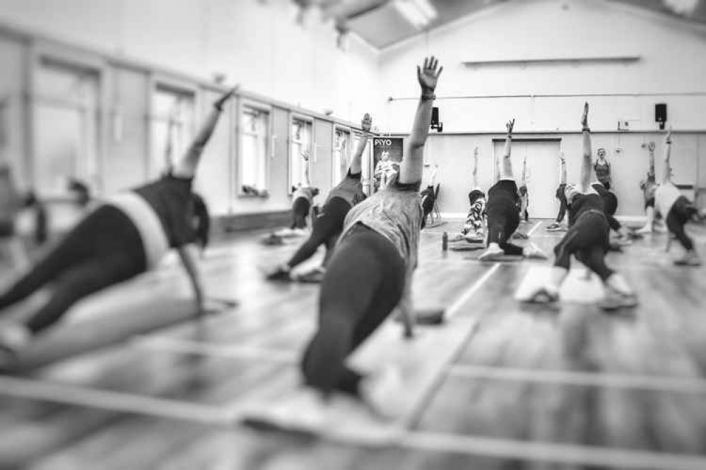 A pre-COVID Live Fit Wales class A pre-COVID Live Fit Wales class