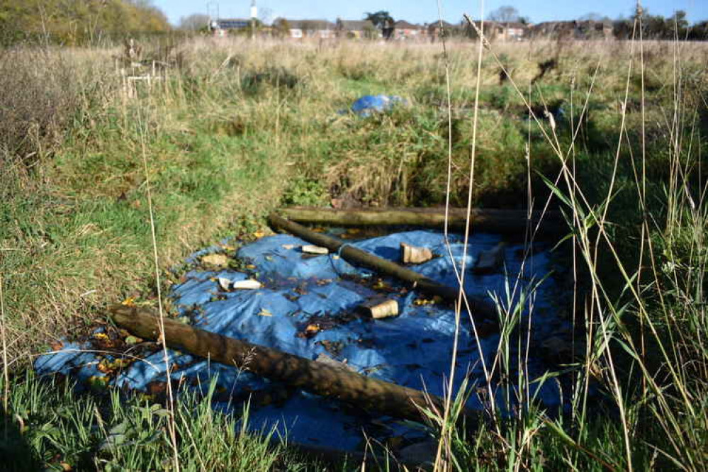 An archaeology trench dug at Cosmeston farm (Photo credit: Alex Seabrook)