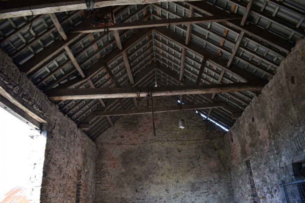 Inside the barn at Cosmeston farm (Photo credit: Alex Seabrook)