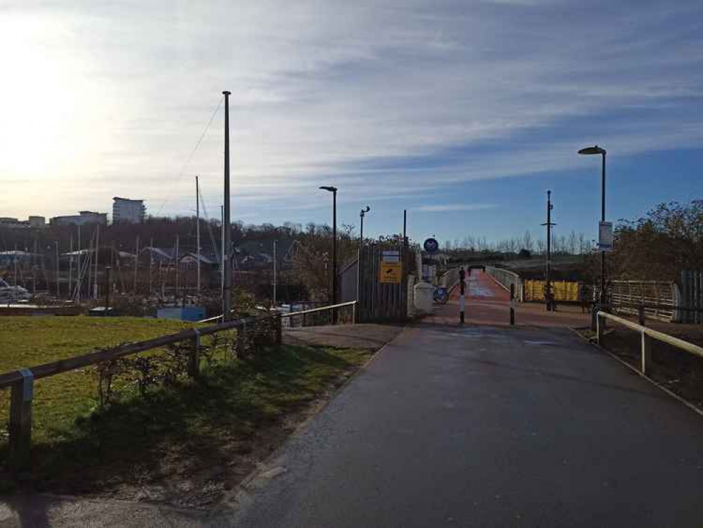 The car park is situated by the entrance to the Cardiff side of the Pont Y Werin bridge The car park is situated by the entrance to the Cardiff side of the Pont Y Werin bridge