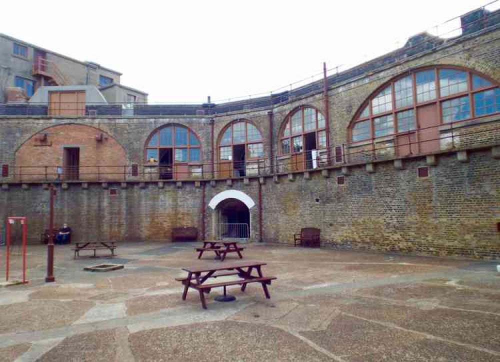 Inside Landguard Fort (Picture - Nub News)