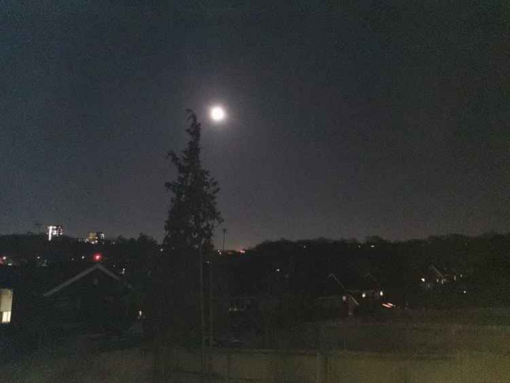 The moon over St Augustine's (Rhys Morgan) The moon over St Augustine's (Rhys Morgan)
