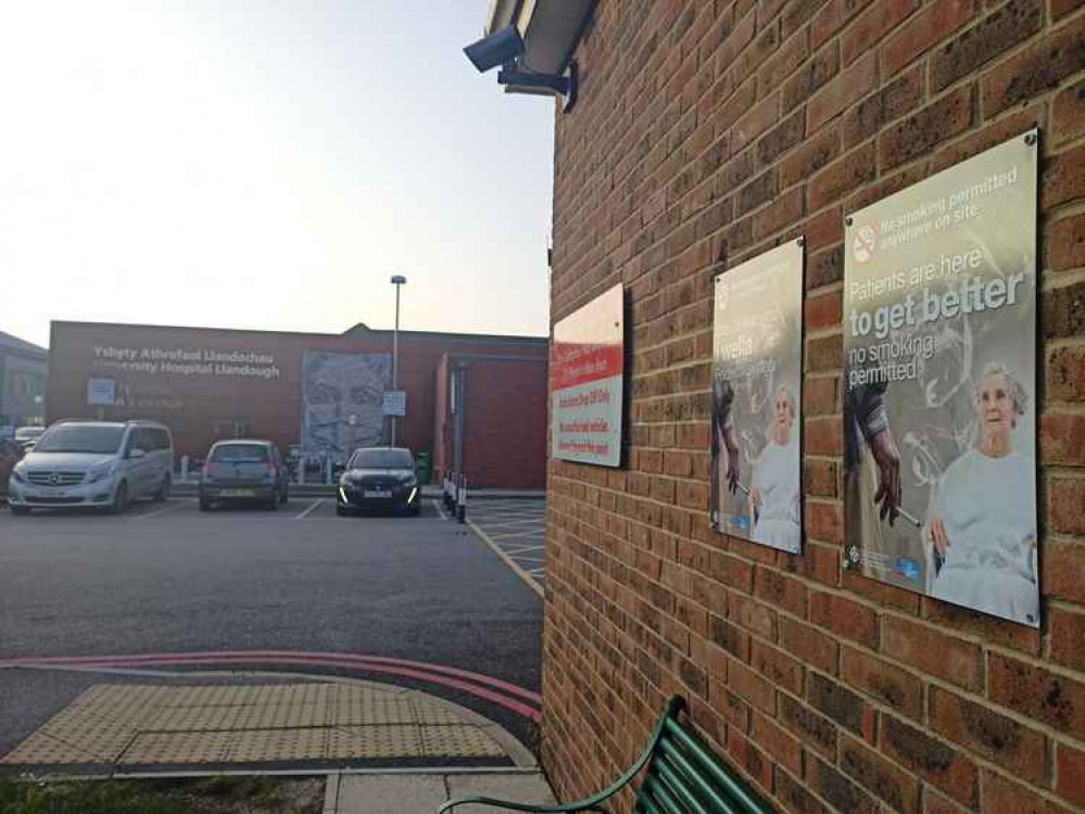 New signage at Llandough Hospital