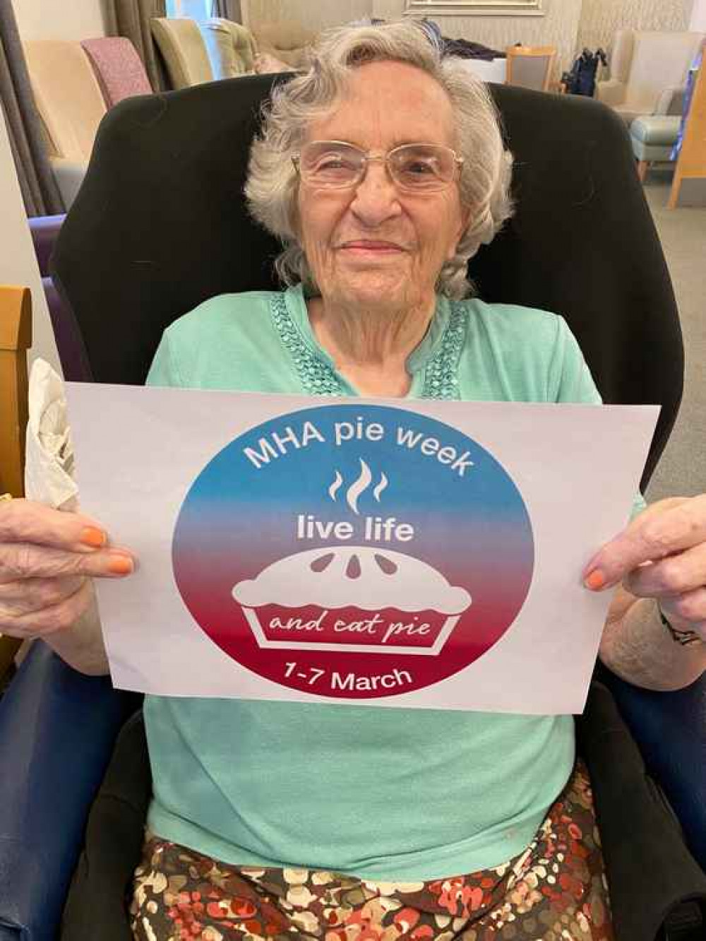 Resident Hazel loved exploring our Pie themed menus throughout the week