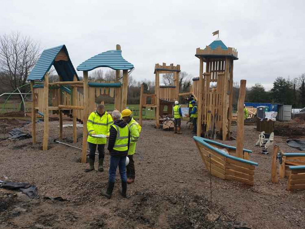 During construction (Image via the Vale of Glamorgan Council)