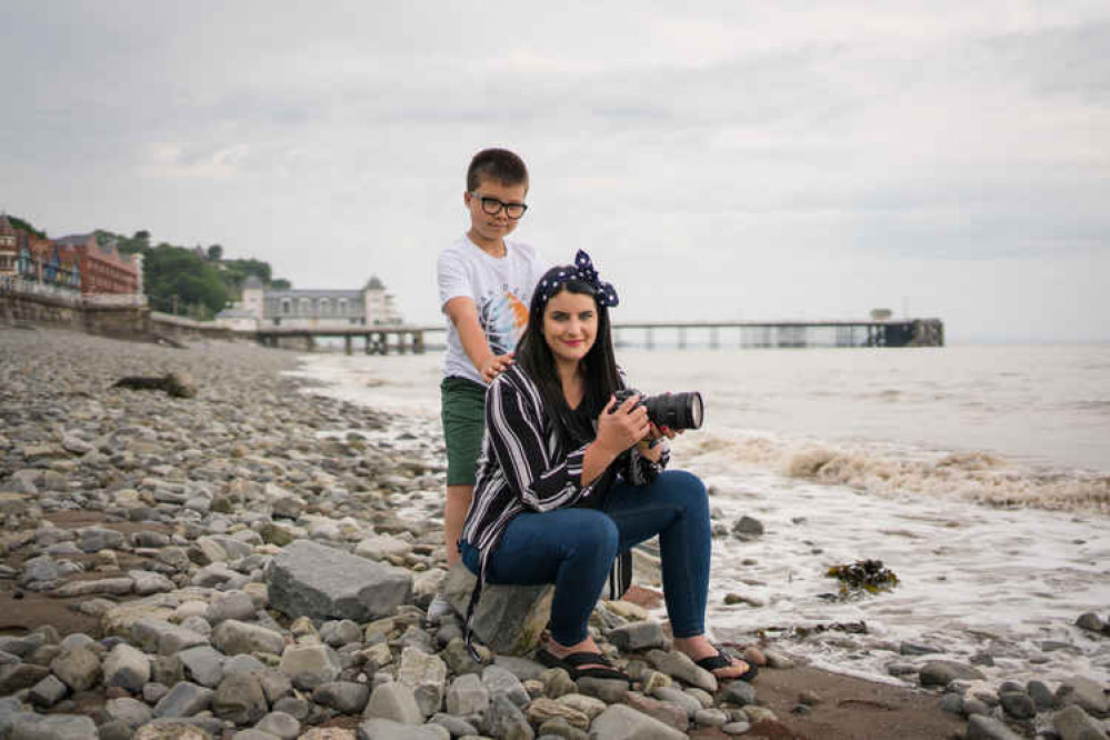 Katrina and her son Oliver