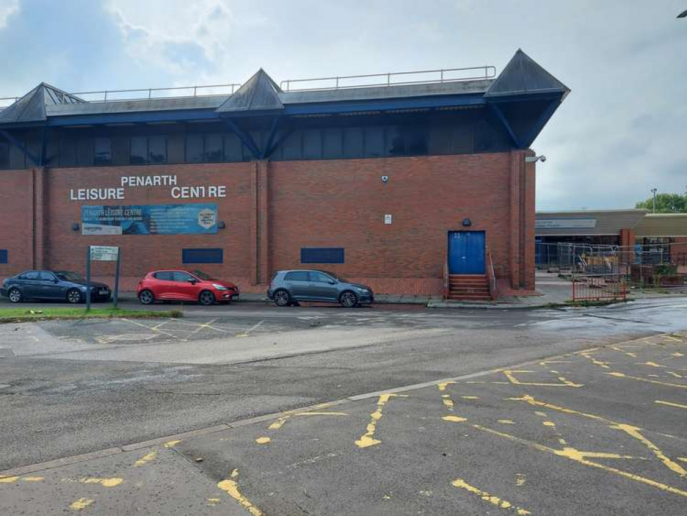 Meanwhile, the water had drained from the leisure centre