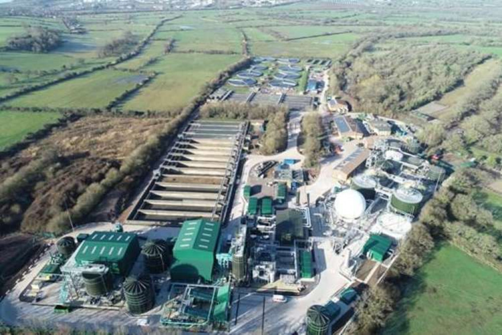 The Cog Moors Wastewater treatment plant in Sully (Image via Welsh Water)