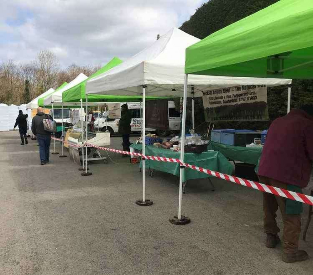 Cowbridge Farmers' Market, which will soon start a regular event in Dinas Powys