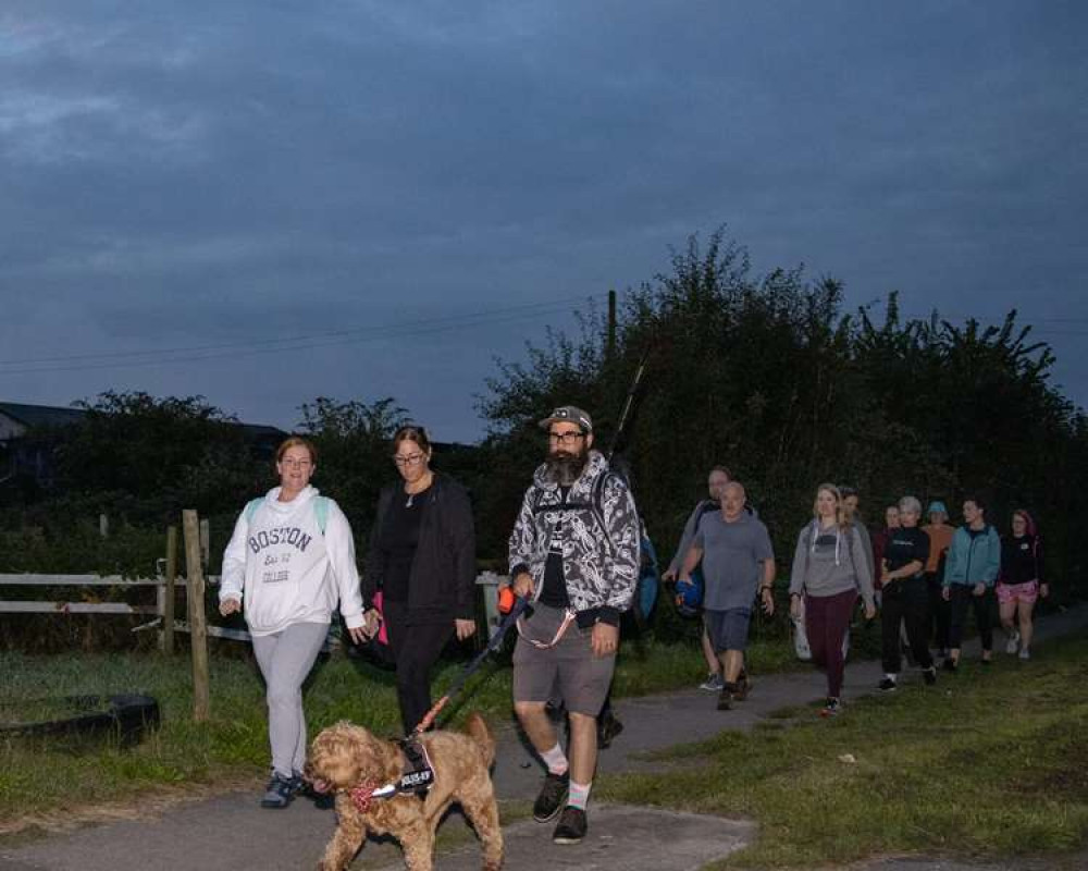 Penarth Dawnstalkers head to the seafront (Image by Aaron Jones)