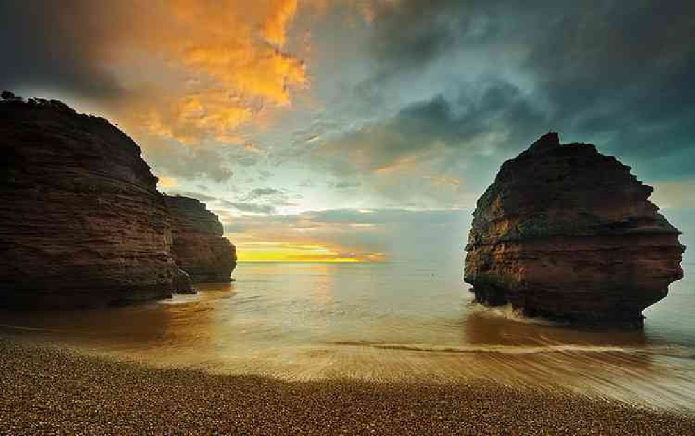 Ladram Bay near Budleigh Salterton. Image courtesy of The Narratographer. Ladram Bay near Budleigh Salterton. Image courtesy of The Narratographer.