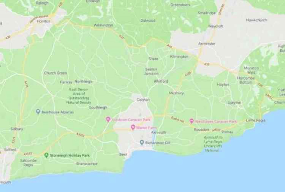 Calls have been made for a new Dorset and East Devon National Park to be created. (Image Google Maps) Calls have been made for a new Dorset and East Devon National Park to be created. (Image Google Maps)