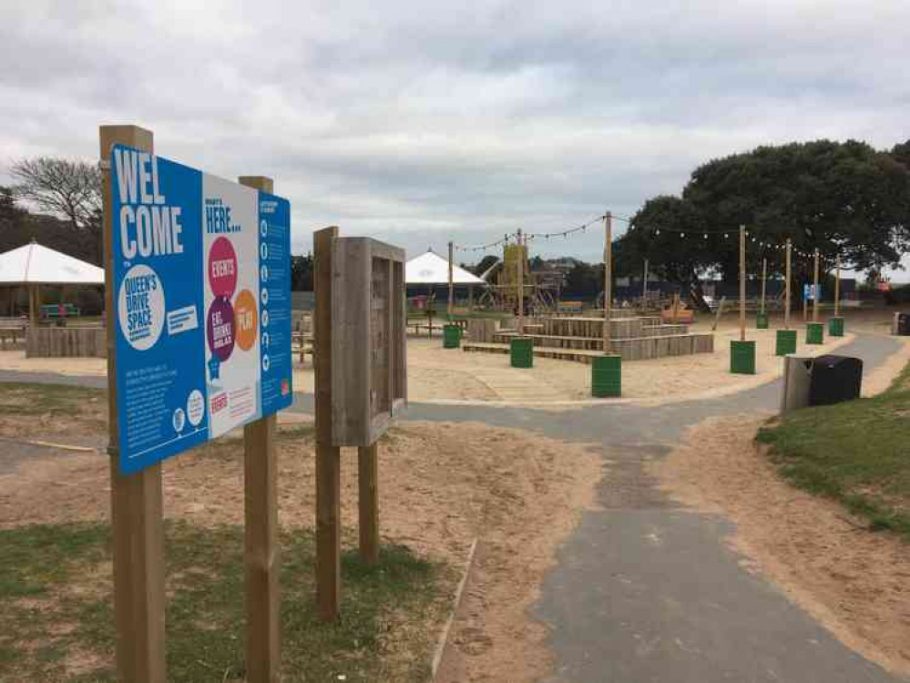 The Queen's Drive Space on Exmouth Seafront (Image Daniel Clark).