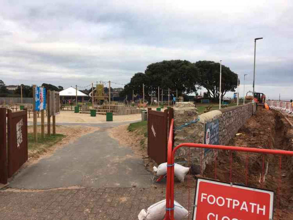 The Queen's Drive Space on Exmouth Seafront (Image Daniel Clark).