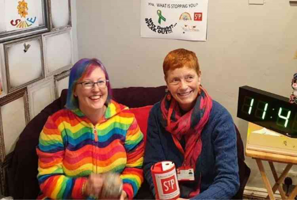 Natalie will be continuously crocheting scarves for local homeless charity St Petrock's. Natalie will be continuously crocheting scarves for local homeless charity St Petrock's.