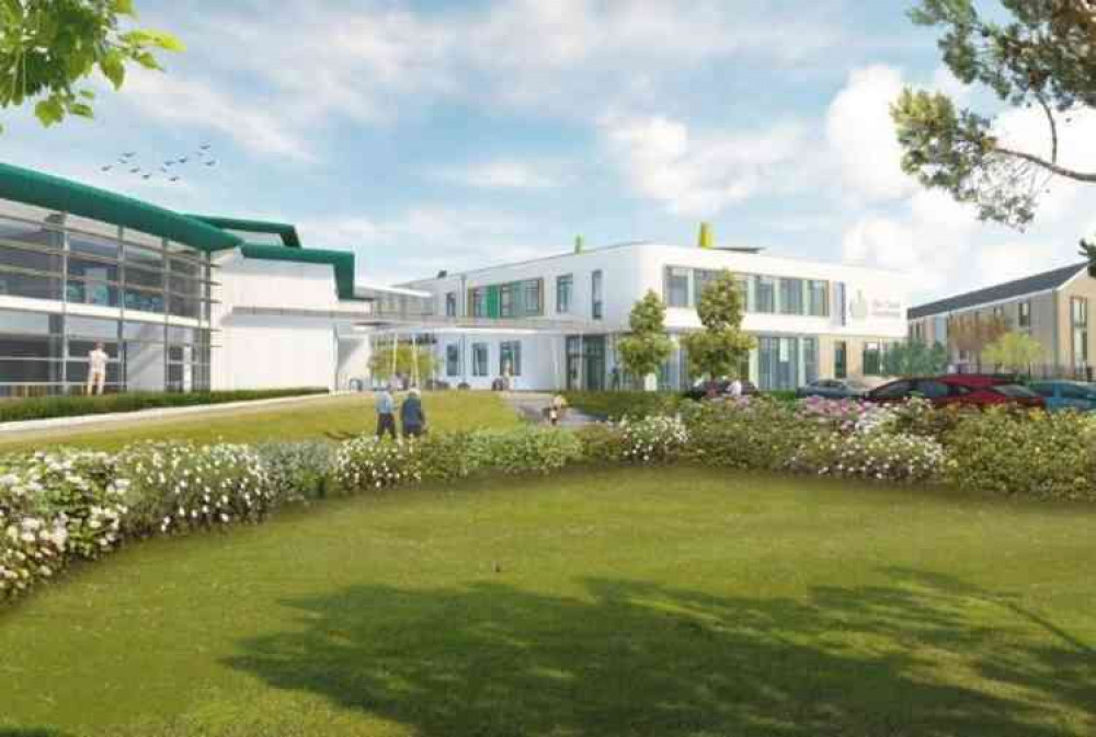 An artist's impression of the New Deaf Academy being built in Exmouth. Image courtesy of New Deaf Academy.