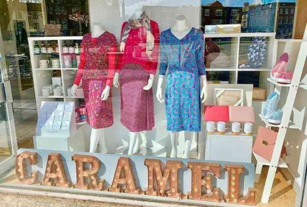 Caramel Clothing on The Strand in Exmouth. Image courtesy of Caramel Clothing.