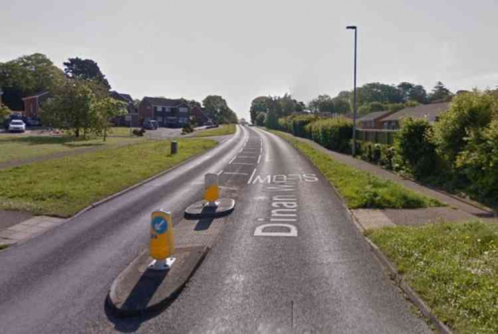 Completion of Dinan Way in Exmouth is one of the projects which has been prioritised. Image courtesy of Google.