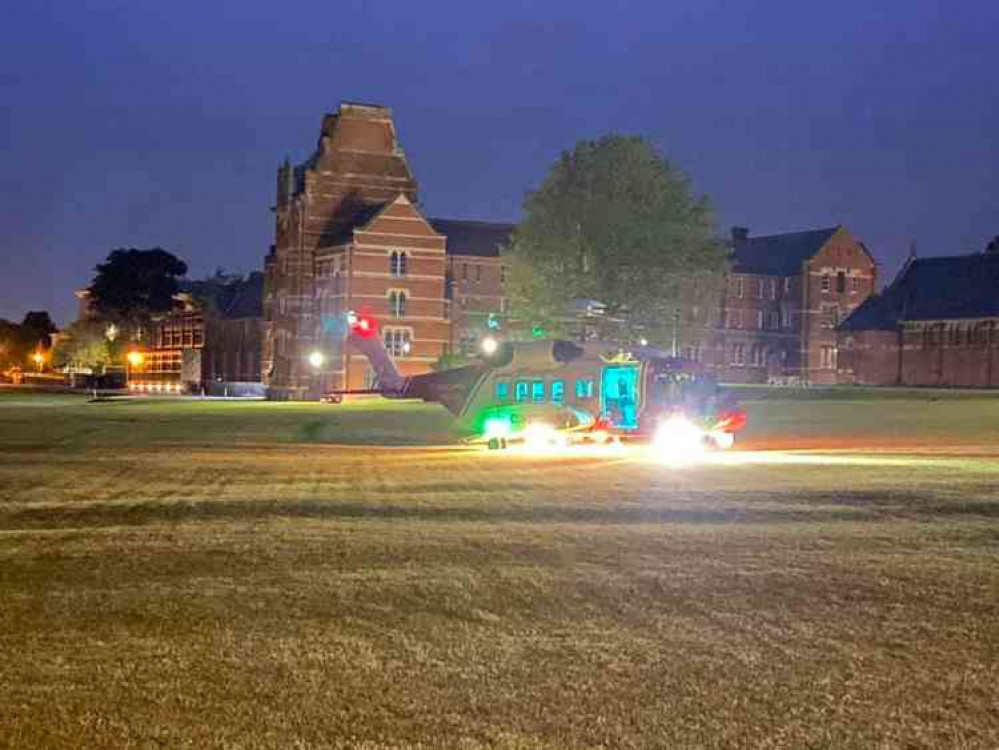 The Coastguard Helicopter. Picture courtesy of Exmouth Coastguard Rescue Team.