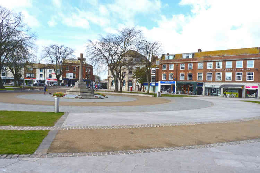 Exmouth town centre. Picture courtesy of Mike Smith.