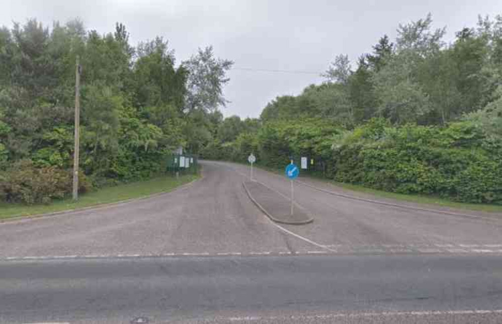 Knowle Hill Recycling Centre near Exmouth. Image courtesy of DCC.