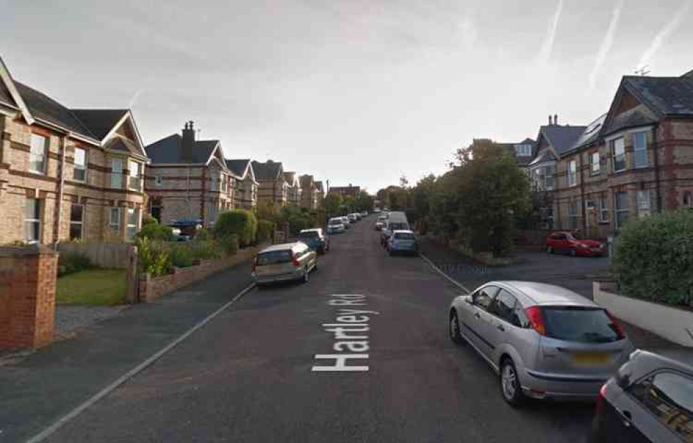 Hartley Road in Exmouth. Image courtesy of Google.