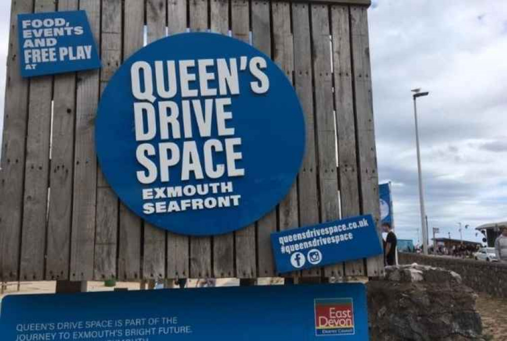 The Queen's Drive space on Exmouth seafront. Image credit: Daniel Clark