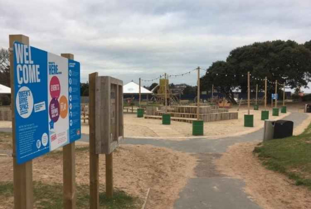 The Queen's Drive Space on Exmouth Seafront. Image: Daniel Clark