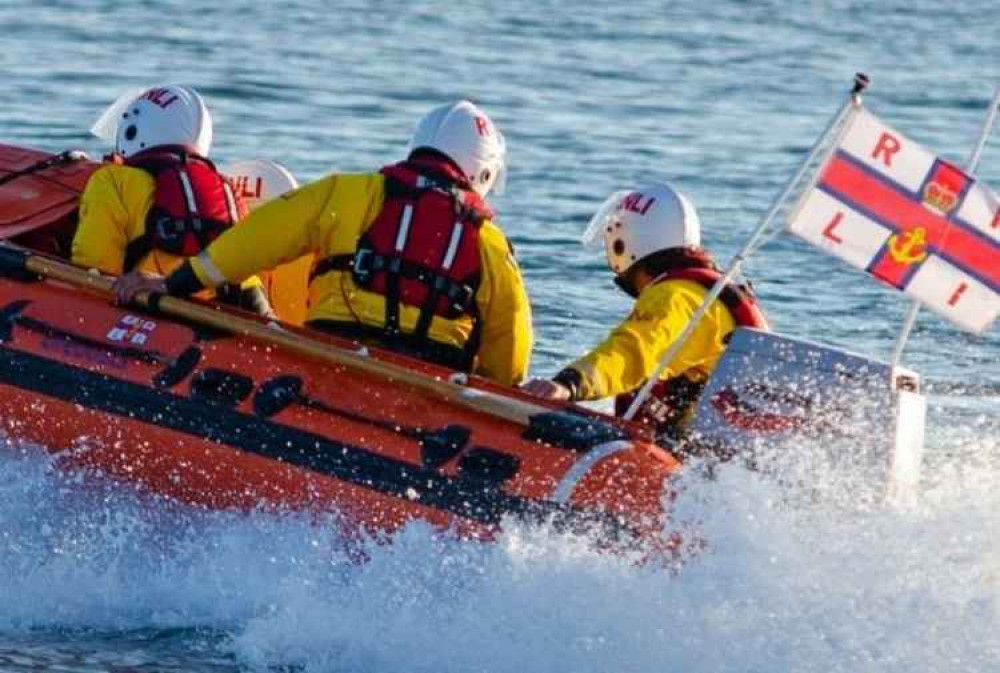 The inshore lifeboat D-755 Peggy D The inshore lifeboat D-755 Peggy D