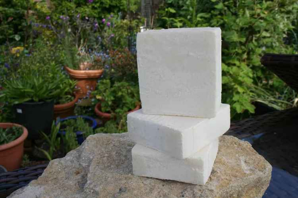 Lavender salt bar. Credit: East Devon Soapery