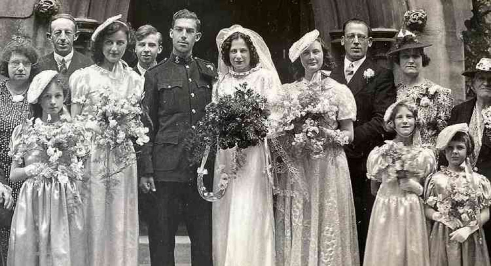 Ron and Bonnie on their Wedding day