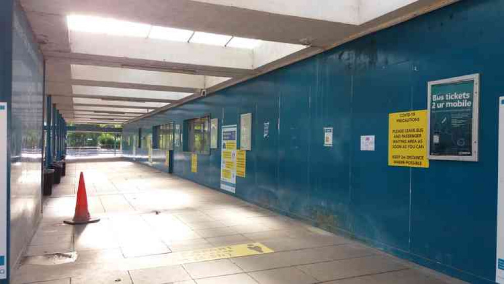 The bus station is part of the scheme The bus station is part of the scheme