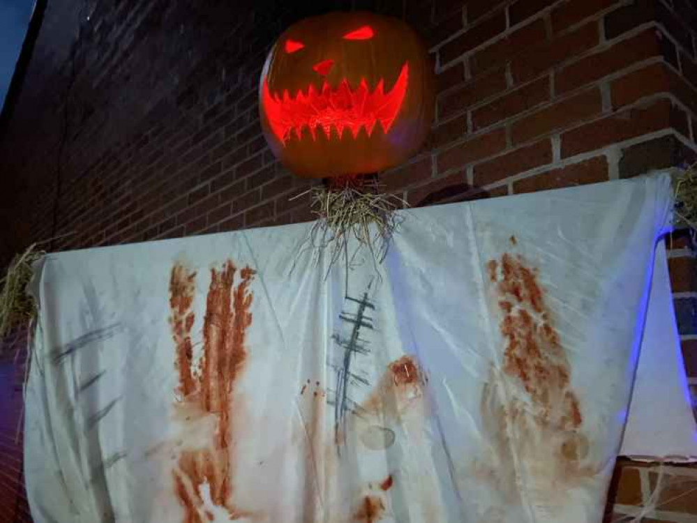 Pumpkin ghost in Broad Street (Picture: Jonathan White). Pumpkin ghost in Broad Street (Picture: Jonathan White).