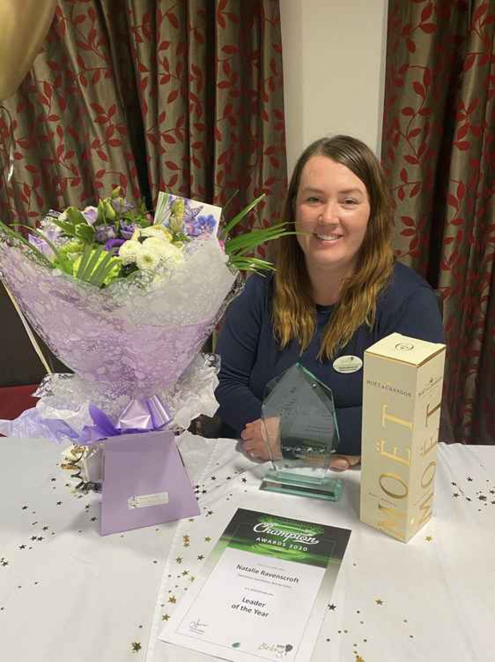 Natalie Ravenscroft won Leader of the Year award. Natalie Ravenscroft won Leader of the Year award.