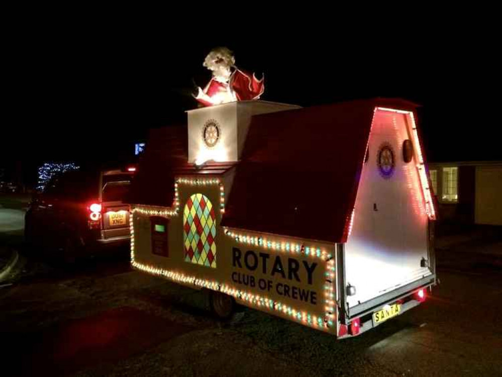 The Rotary's Santa Float on tour in previous years. (Photo: Jonathan White).