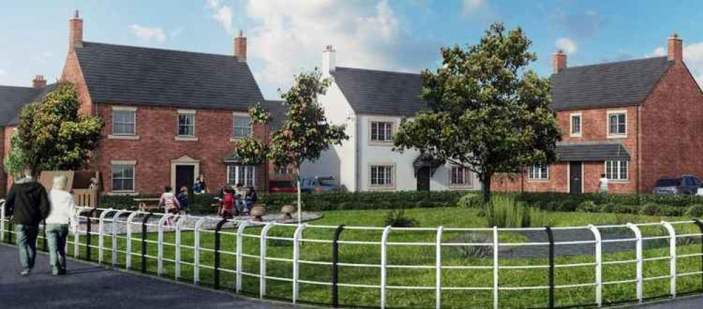 What the new houses will look like at Leighton Green.