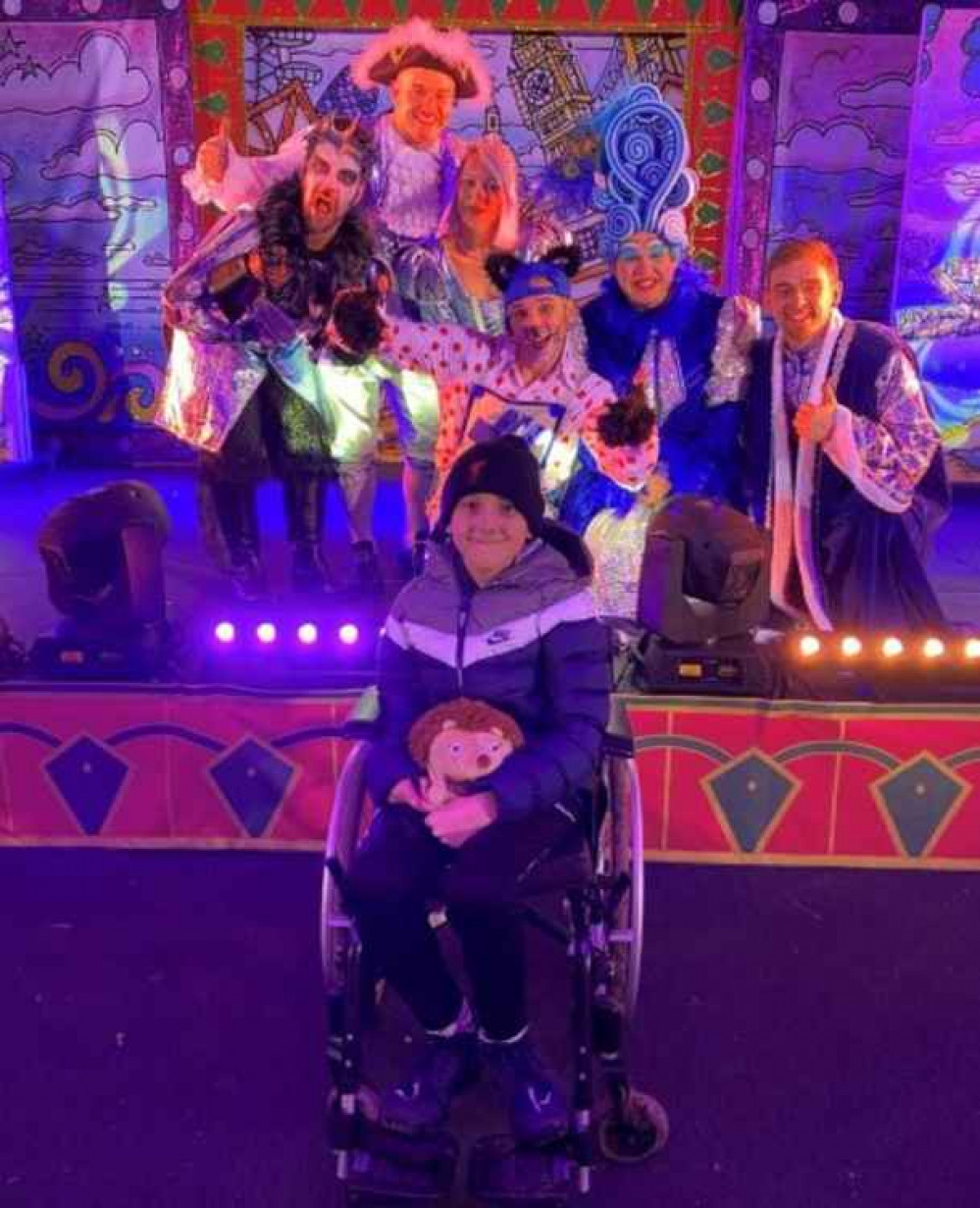 Georgy was a VIP guest at the "Dick Whittington" pop-up panto at Alderford lakes near Whitchurch. Georgy was a VIP guest at the "Dick Whittington" pop-up panto at Alderford lakes near Whitchurch.
