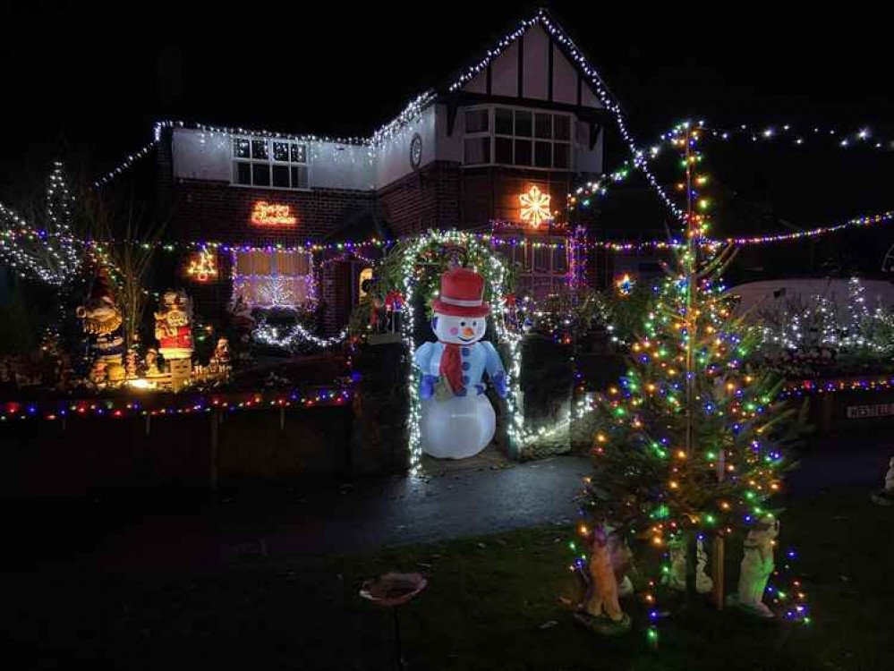 Lights and Santa at Westfield Drive in Wistaston.